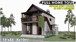 Small House Where You Can Live With Your Beloved | 4x10m Useable Area With 1 Bedroom | 40 Sqm