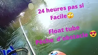 Carpe au coup en float tube et zone encombr&eacute;e &hellip;. Un kiff!