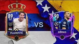 SRBIJA VS BOSNA, Vlahovic Protiv Dzeke!!!Veliki balkanski DERBI,Fifa mobile 22!!!