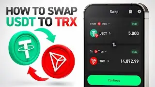 SWAP USDT TO TRX ( EVEN WITH 0 TRX! )