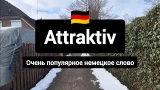 Всё про популярное слово attraktiv #deutsch #немецкий 