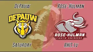 DePauw vs Rose-Hulman | 2025 HCAC College DIII Football | IndianaSRN