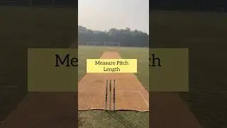 Easy Method to Measure Pitch Length or Boundary Size in Cricket