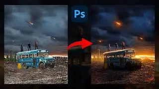 Creating Apocalypse in Photoshop - SPEED ART