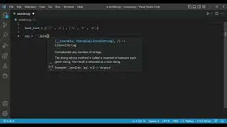 convert character matrix to single string  in python