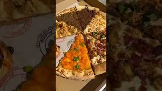 Trying the most unique pizza in the world #pizza #nycfood #pizzareels 📍Cuts & Slices