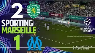 SPORTING 2-1 MARSEILLE: R&eacute;sum&eacute; / Ligue des champions de l'UEFA 25-26  / Simulation de jeux vid&eacute;o