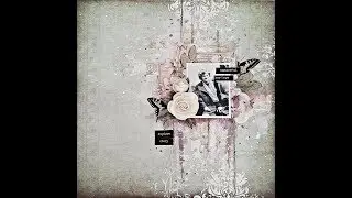 Easy messy Layout with Vintage Summer from 13 arts