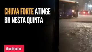 CHUVA 'EXTREMAMENTE FORTE' É REGISTRADA EM BELO HORIZONTE NESTA QUINTA-FEIRA (16)