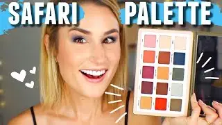 OMG, She's Here: NATASHA DENONA SAFARI PALETTE | Blue, Gray + Rosy Eye Look Tutorial