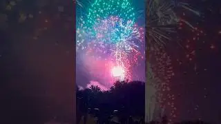 Independence Day celebrations at orchards park,Bentonville.#firework #independenceday #arkansas