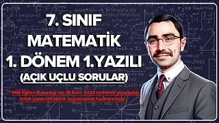 7. Sınıf Matematik 1.Dönem 1.Yazılı (Açık Uçlu Sorular)