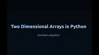 2D lists in Python