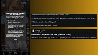 TikTok's updated 'Terms of Service' and 'Privacy Policy' pop-up is freaking users out