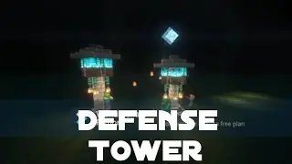 how to make defense tower in Minecraft for java and pocket edition /Kochar Gaming