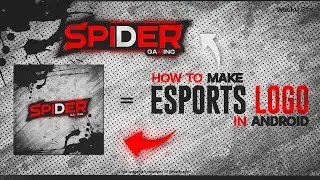 how to make Esports text logo / how to gaming text logo on android