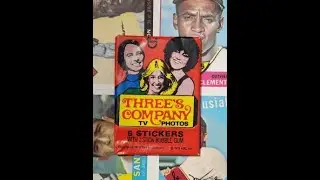 1978 TOPPS THREES COMPANY Non-Sport pack rip!! Suzanne Sommers Joyce DeWitt John Ritter!