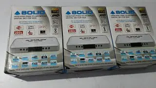 Solid HDS2 6363 New Set Top Box Unboxing