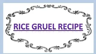 RICE GRUEL RECIPE - GANJI RECIPE #ricerecipe #healthyrecipes #ganji #shorts