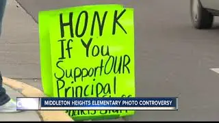 Middleton Heights Elementary adds security, people rally in support of teachers