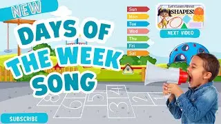 NEW Days Of The Week Song | PRESCHOOL CALENDAR SONG FOR KIDS