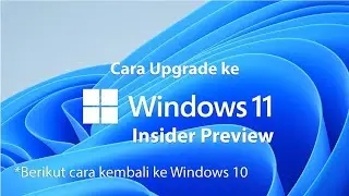 Cara Upgrade ke Windows 11 Beta (Insider Preview)
