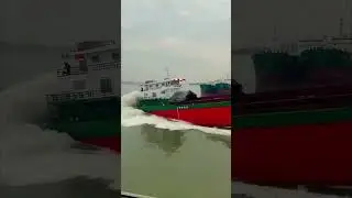 Massive Ship Launches Safely Into the Water 🚢🌊
