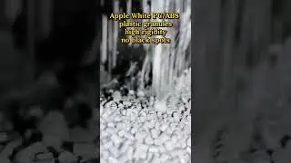 Apple white PC/ABS plastic pellets #fouryou #plasticfactory #plasticpellets