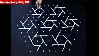 Easy New Simple Unique Daily Color Rangoli Kolam Muggulu Design Designs with without dots L29