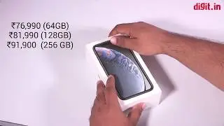 iPhone XR Unboxing & First Look | Digit.in