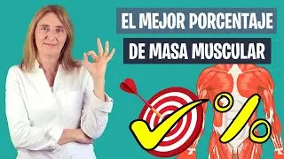 ESTE ES el PORCENTAJE IDEAL de MASA MUSCULAR | Cuanto músculo es normal | Nutrición deportiva