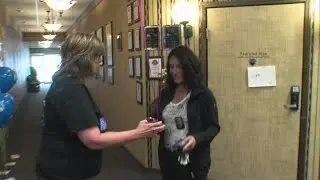 SPPRAK deliver balloon-o-grams to THPD for Thank 'em Thursday