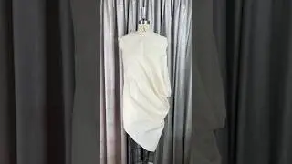 Draping a Dress using ONE Piece of Fabric! #drapingclass