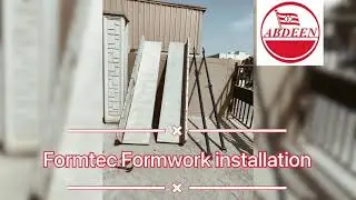 Formwork column installation