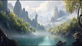 【綠遍山原白滿川】✨古韻古箏 影音如畫✨Chinese music for meditation and healing#relaxingmusic #五音养生#超級放鬆 #平靜心靈