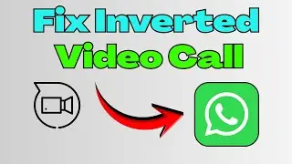 How to Fix Mirror or Inverted Video Call on WhatsApp?