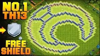 EPIC TH13 FARMING BASE + PROOF! | Moon | CoC Town Hall 13 New Update Base | Clash of Clans