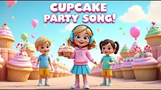 Cupcake Party Song 🧁 | Fun Kids Song About Baking & Sharing Cupcakes!