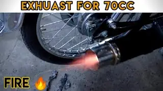 BEST EXHAUST FOR 70CC - FIRING EXHAUST ??? | BIKE MATE PK