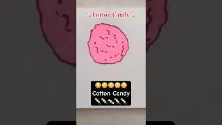 Tasty Cotton Candy🍡 Craft for kids #kids #kidsvideos #Shorts #craft #anayavideo #ytshorts