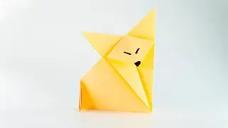 Easy origami fox - Paper animal
