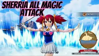 Sherria All Attacks and Magic Skills | Fairy Tail Game | Ryunny