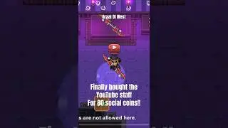 Graal Ol West | First Player To Buy The YouTube Staff For 80 Social Media Coins!