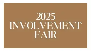 Involvement Fair: Recognition