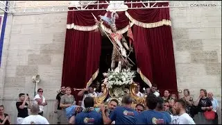 Trentola Ducenta (CE) - Festa di San Giorgio 2019, l'uscita del Santo Patrono (25.08.19)