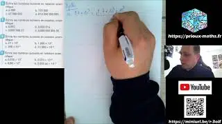 4ème  - Distanciel - Puissances de 10 - Correction d'exercices 3