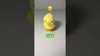 Wind-up chick toy! Watch it waddle around&mdash;so adorable! #cutetoys #chicks