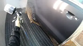 Car painting | Sata 5000 RP / Iwata Pininfarina | Blending water base | High gloss UHS Clear coat