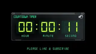 11 SECONDS TIMER - 1080p - COUNTDOWN TIMER
