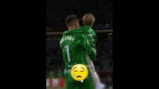 Ter Stegen Left Alone 😢